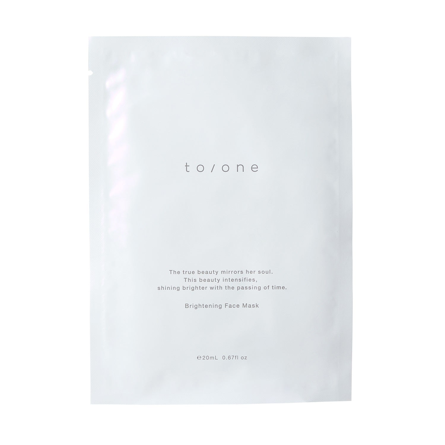 to/one Brightening Face Mask