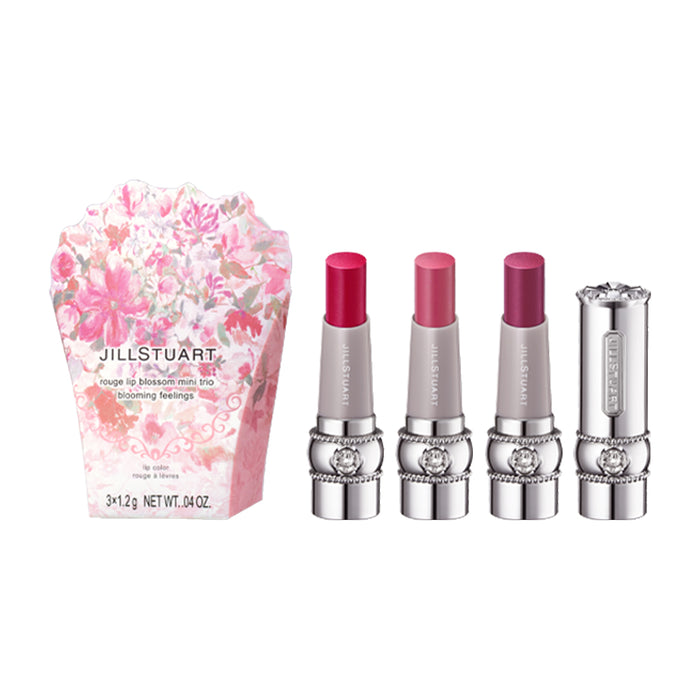 JILL STUART Rouge Lip Blossom Mini Trio Blooming Feelings Limited Edition
