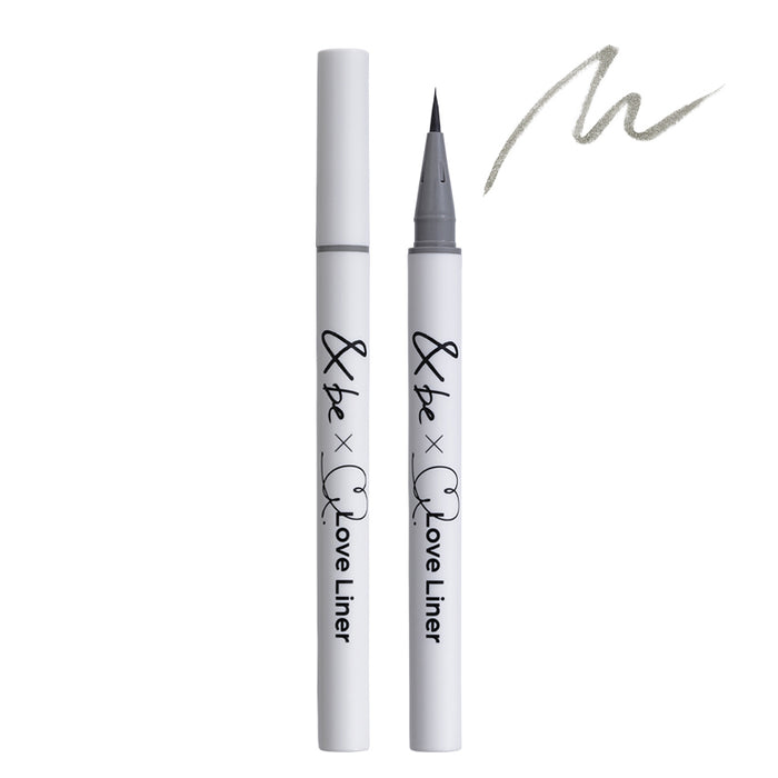 &be × Love Liner Liquid Eyeliner Solid Gray Limited Edition